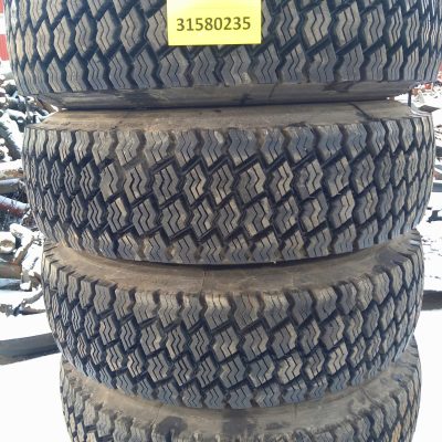Käytetyt pinnoitetut renkaat vanteineen 315/80 R22,5  4kpl