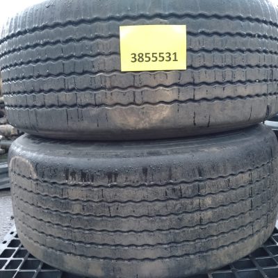 Käytetyt pinnoitetut renkaat vanteineen 385/55 R22,5. 2kpl