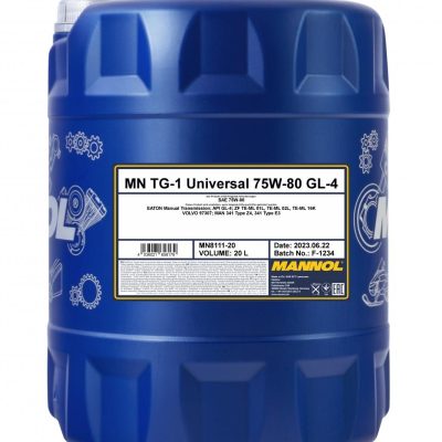 Vaihteistoöljy MANNOL TG-1 Universal 75W-80 GL-4 20 l